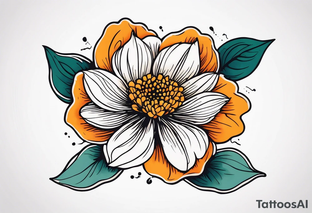 Flower tattoo idea