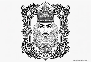 “Prince Ali” in arabic symbols tattoo idea
