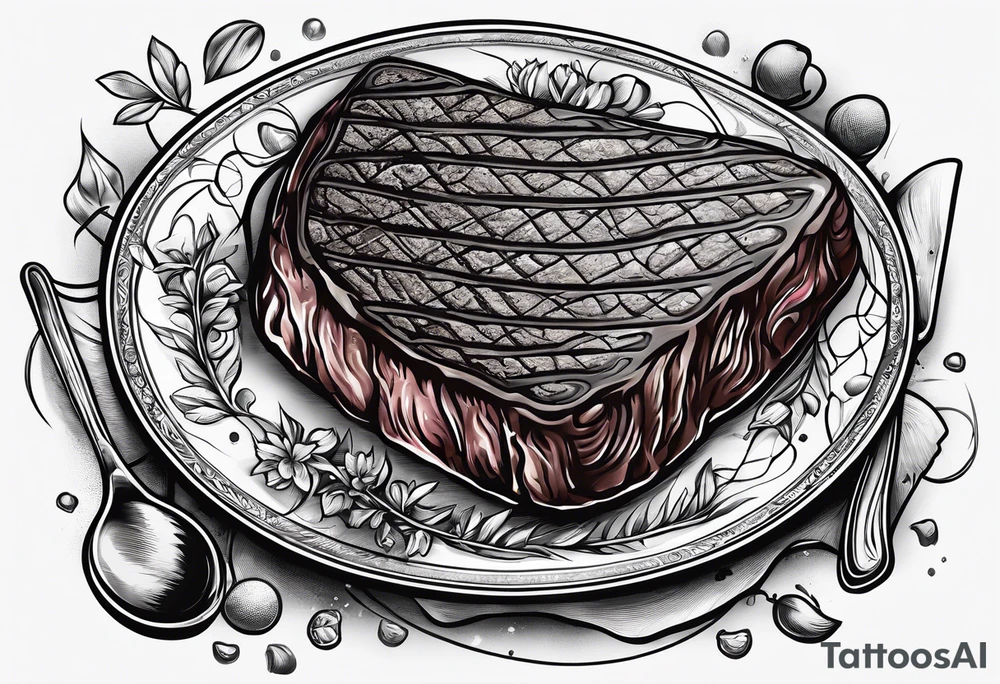 STEAK tattoo idea