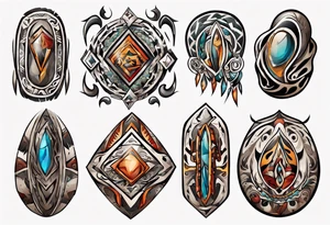 Stones tattoo idea