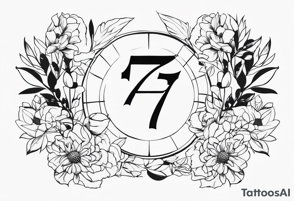 seven seven seven tattoo idea