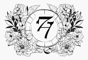 seven seven seven tattoo idea