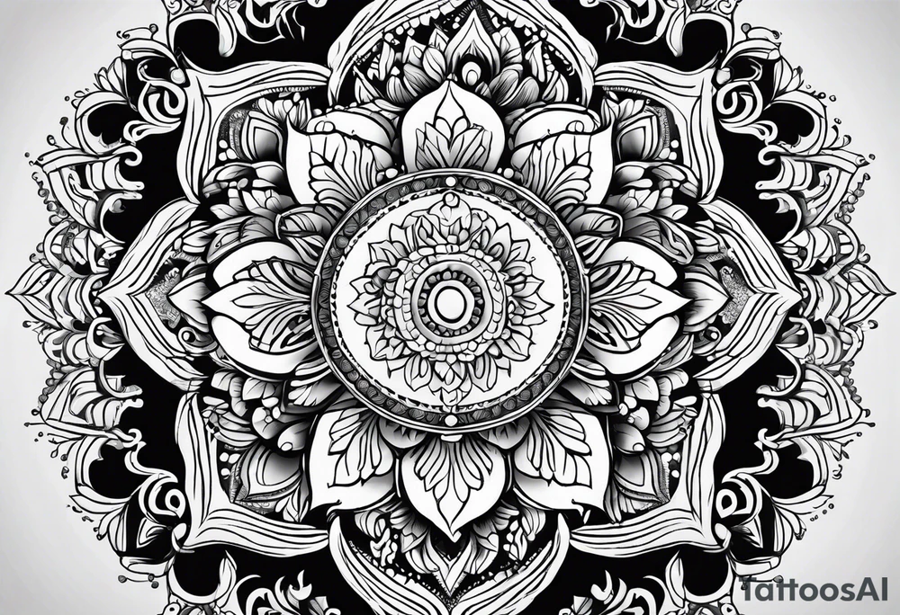 Mandala tattoo idea