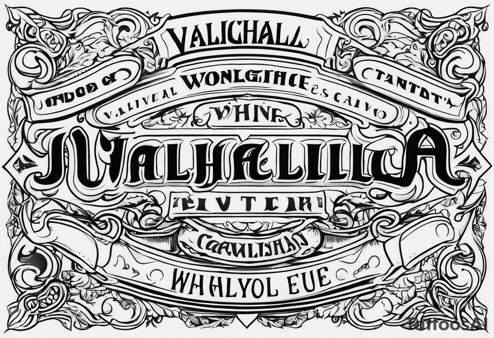 Valhalla tattoo idea