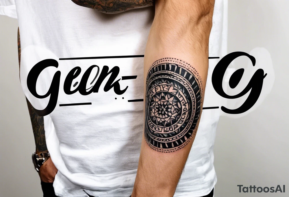 forearm tattoo that says  GenX OG tattoo idea