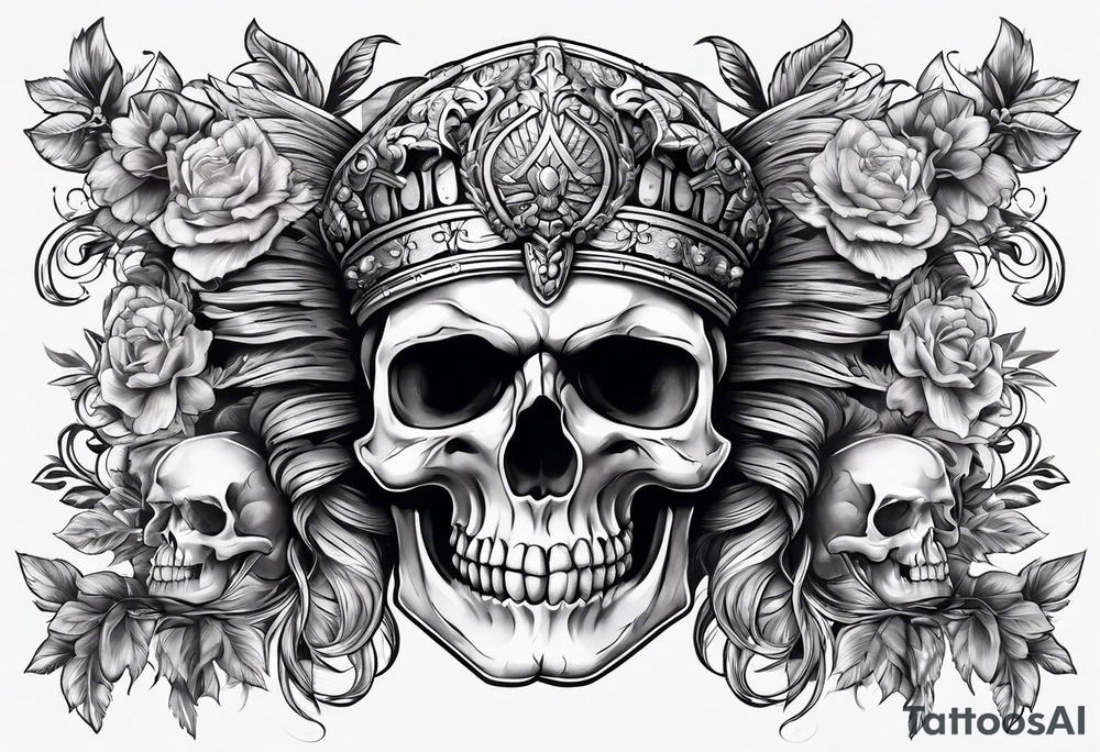 Alexander the Great skull tattoo idea