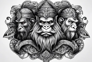 hear no evil tattoo idea