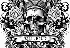 Rock a billy motive tattoo idea