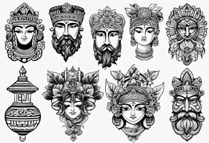 tiny greek tattoo tattoo idea