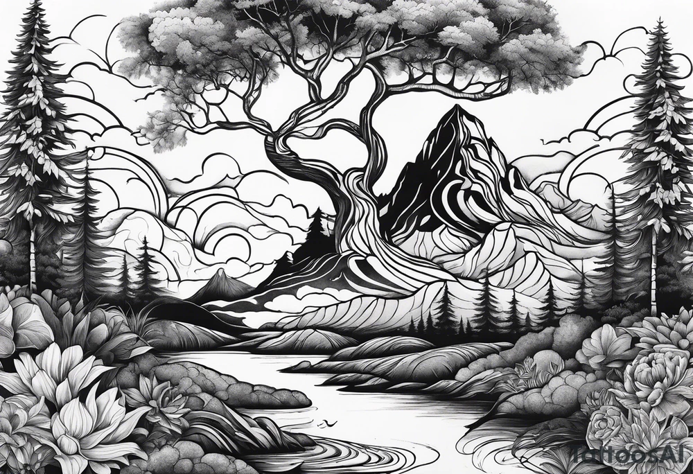 Nature tattoo idea
