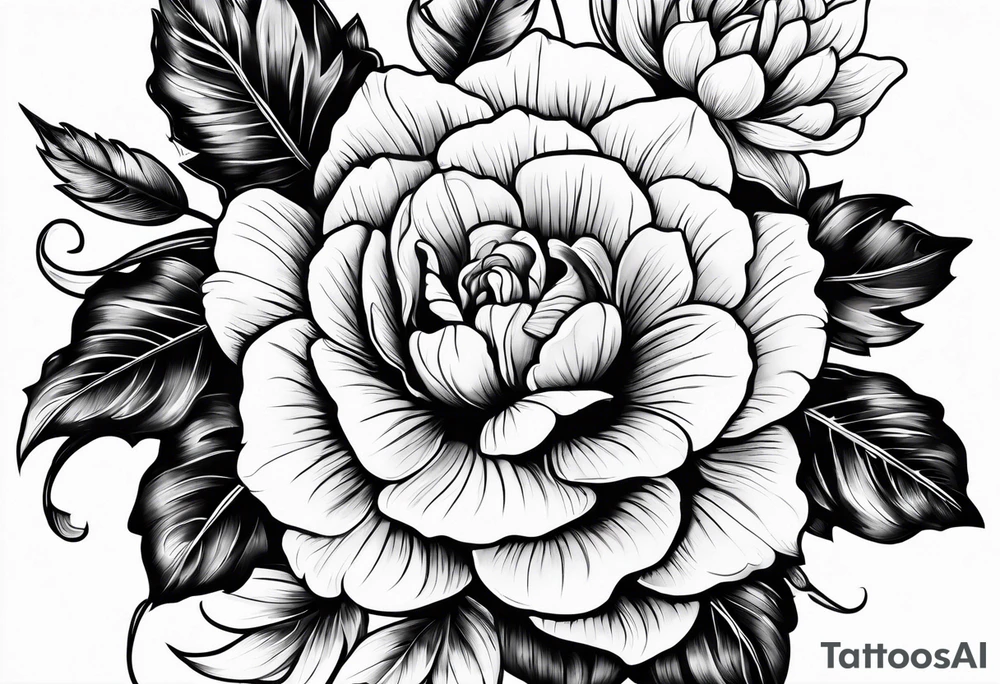 Birth Month Flowers tattoo idea