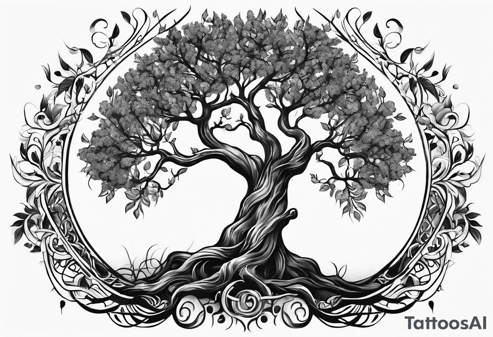 tree of life tattoo idea