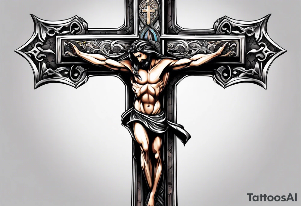 Santiago cross tattoo idea