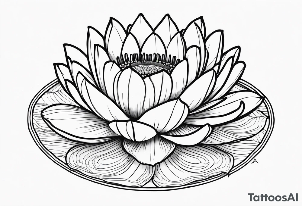 Victoria amazonica tattoo idea