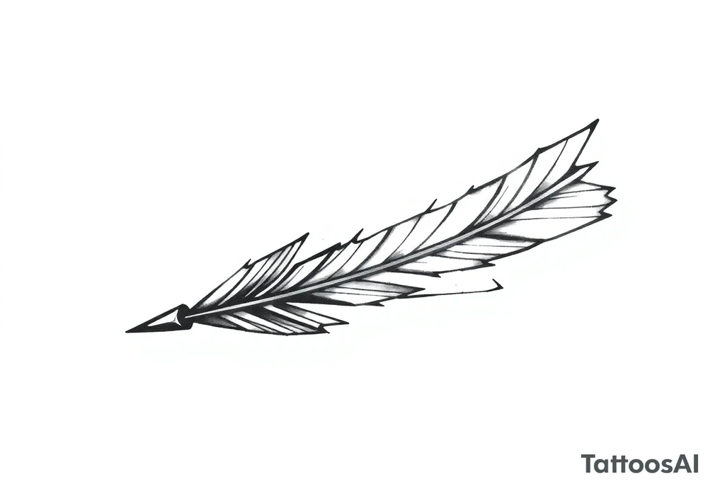 one  arrow tattoo idea