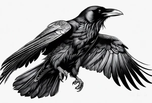 raven  fighting a felix tattoo idea