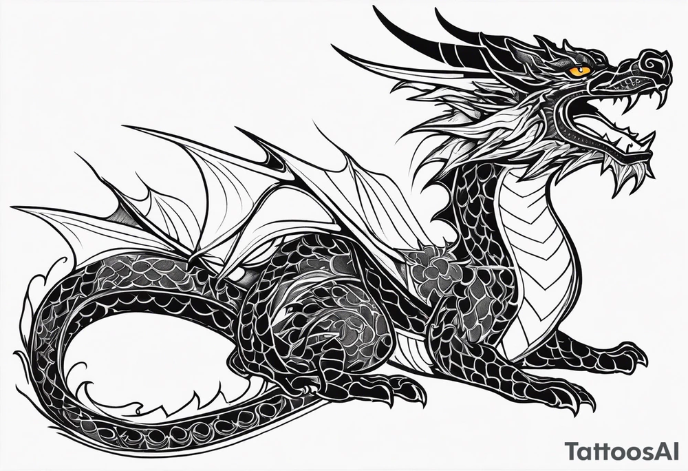 Dragon tattoo idea