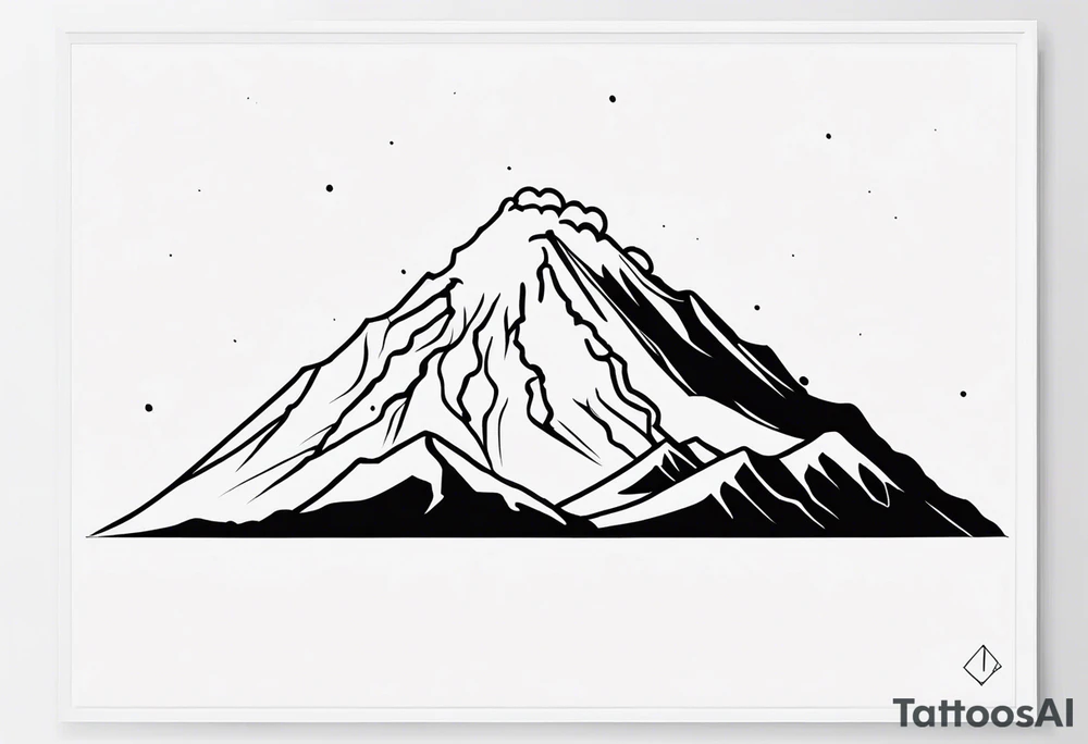 Mount etna tattoo idea