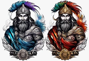 warrior for Christ tattoo idea