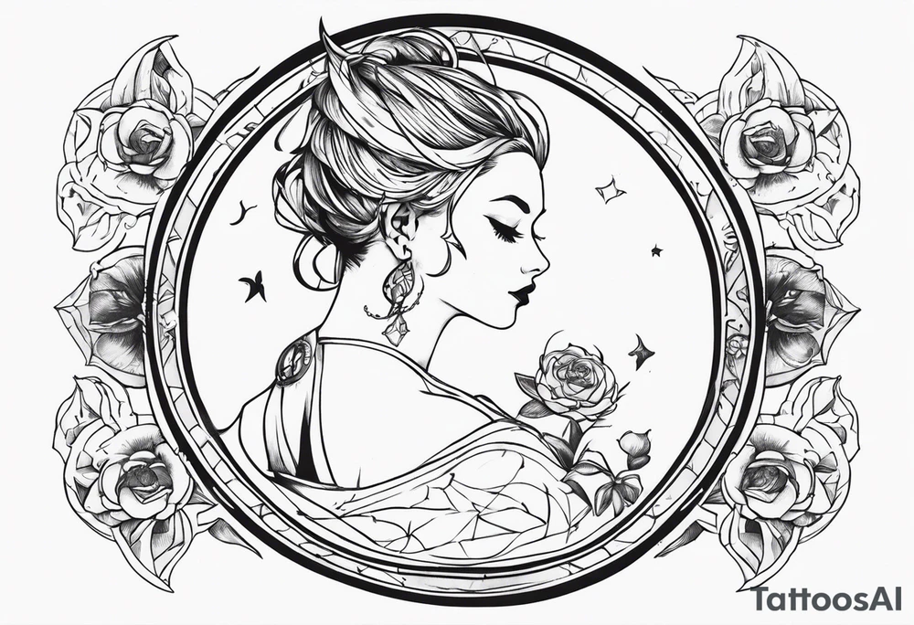 Lady dian seven deadly sins tattoo idea