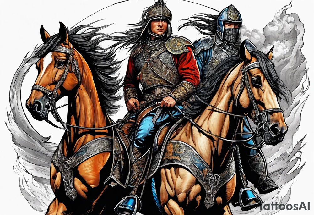 War horsemen tattoo idea