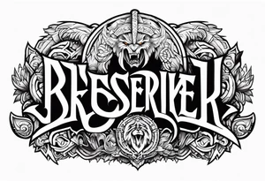 valhalla berserker tattoo idea