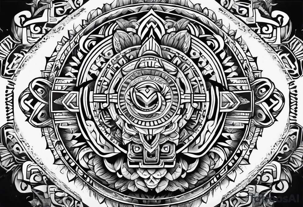 Aztec tattoo idea