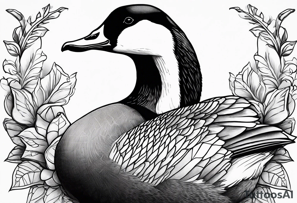 Canadian Goose for arm tatoo tattoo idea