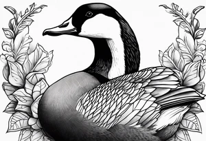 Canadian Goose for arm tatoo tattoo idea