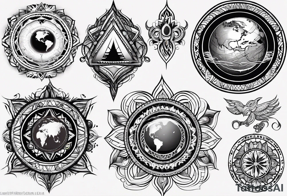 earth tattoo idea