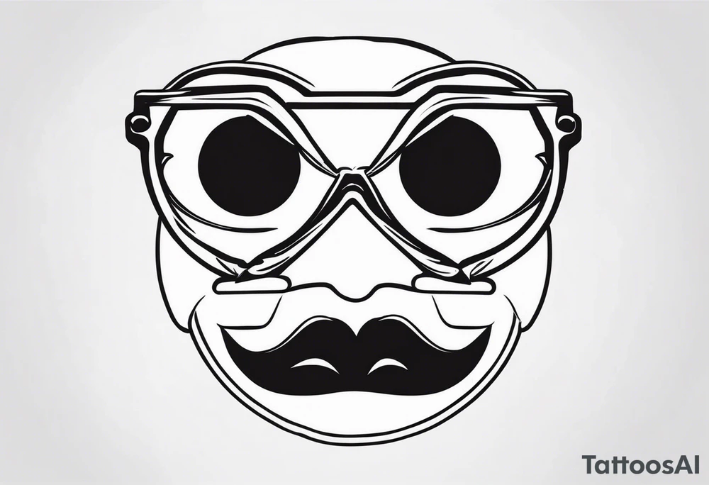 SEE NO EVIL EMOJI tattoo idea