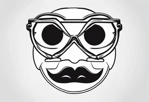 SEE NO EVIL EMOJI tattoo idea