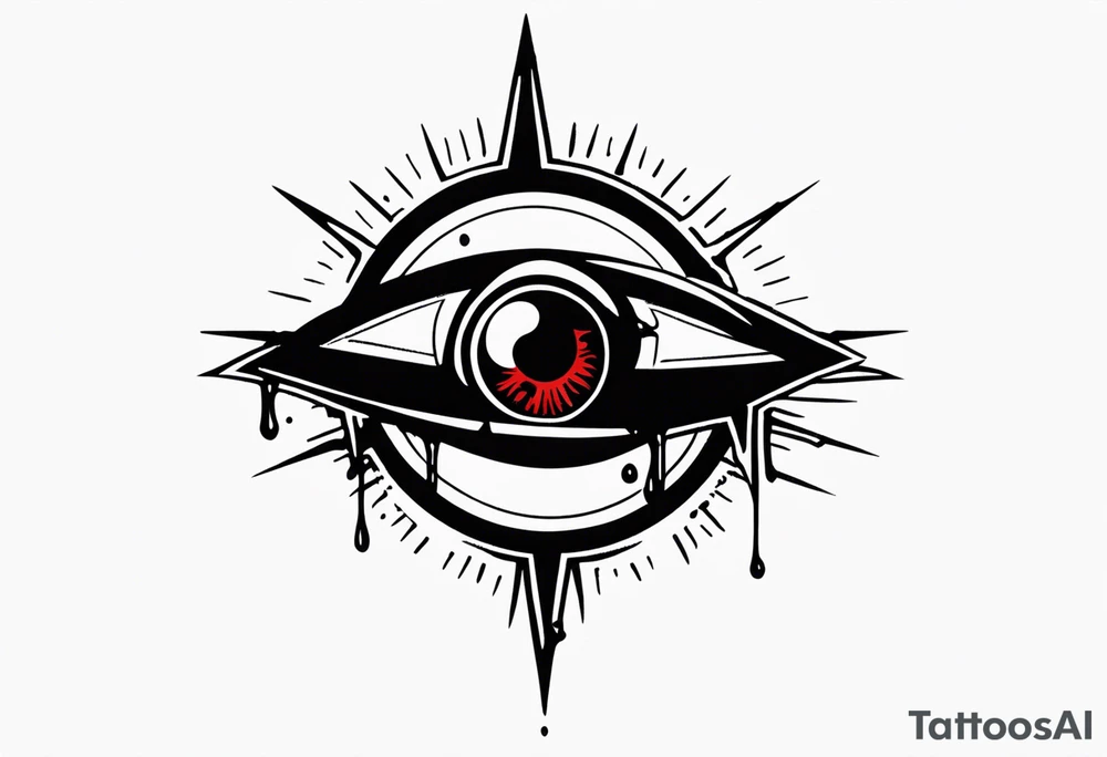 Hellsing bleeding eye logo tattoo tattoo idea