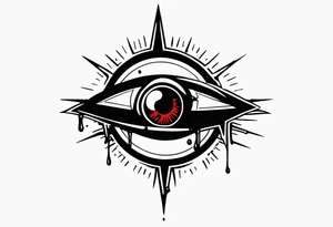 Hellsing bleeding eye logo tattoo tattoo idea