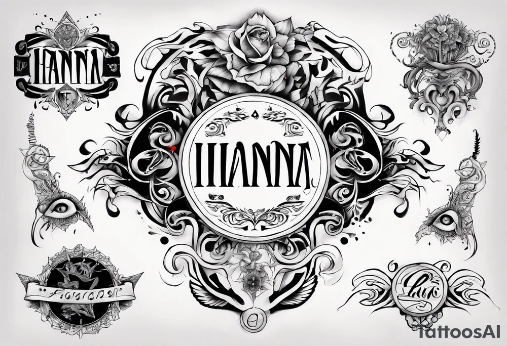 Word … 
Hanna tattoo idea