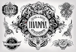 Word … 
Hanna tattoo idea