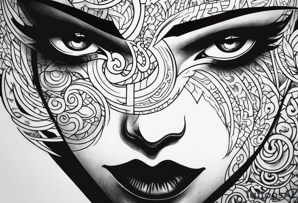 Byakugan eyes tattoo idea