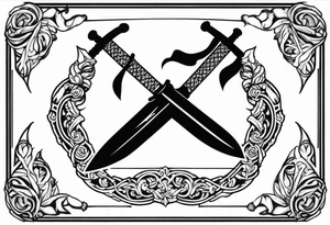 Valhalla shield sword 
axe steps tattoo idea
