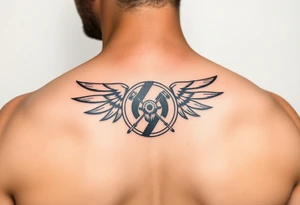 generate tattoos that are exactly similar to nazi prison gang ones, no imperfections and PNG format, no body, just black and white. tattoo idea