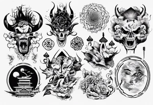 Cofussion, madness nothing is real tattoo idea