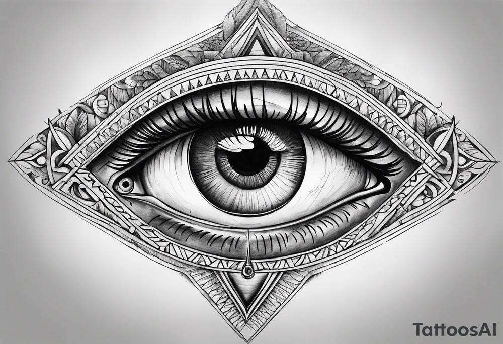 all-seeing eye tattoo idea
