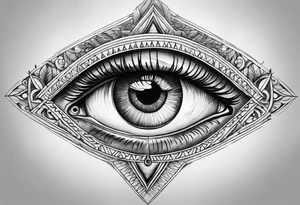 all-seeing eye tattoo idea