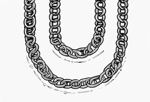 chains tattoo idea