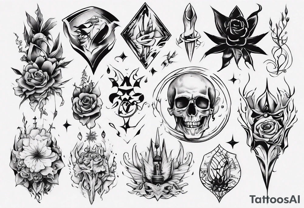 Sexy tatoo menage FMF tattoo idea