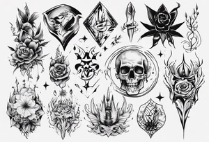 Sexy tatoo menage FMF tattoo idea