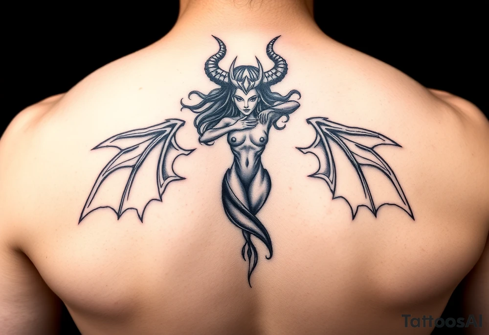 lilith symbol of female power tattoo idea