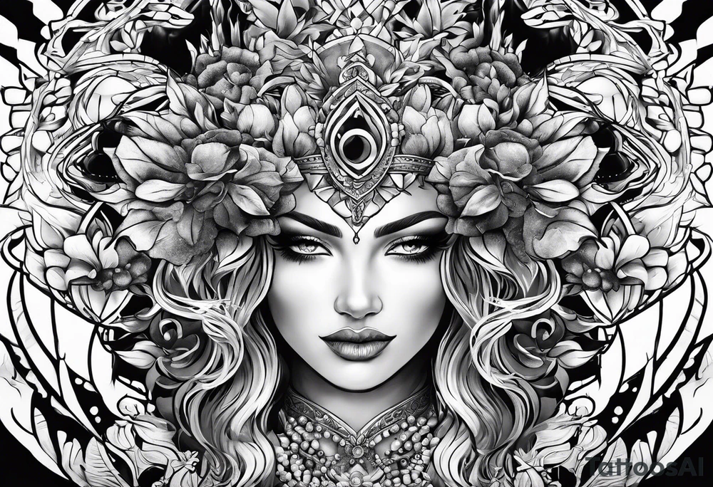 Pain healing tattoo idea