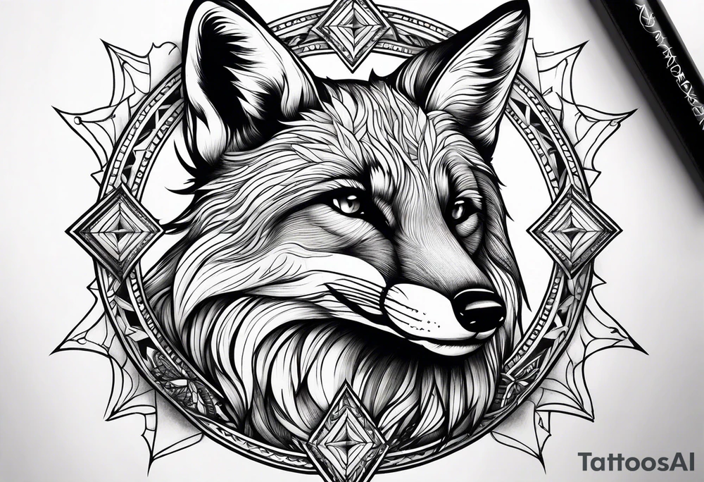 full fox look at the star tattoo idea