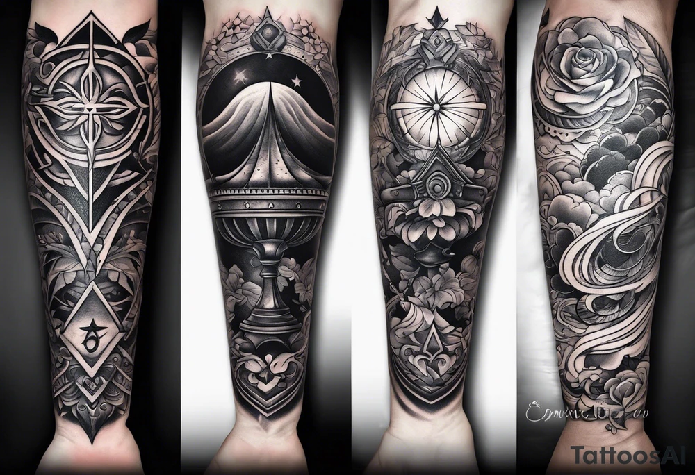 forearm sleeve tattoo idea