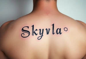 Skyla tattoo idea